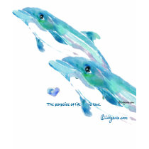 Porpoise Love Dolphins t-shirts