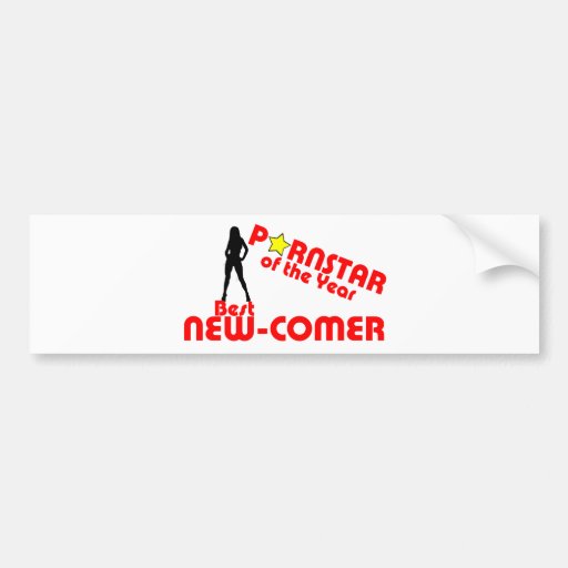 Porstar of the year - Best new comer Bumper Sticker | Zazzle