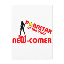 Porstar of the year - Best new comer Postcards