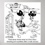 Port-a-Potty After A Rock Concert Posters