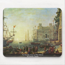 Port De Mer Avec La Villa Médicis Mouse Pads