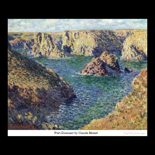 Port-Donnant by Claude Monet Poster