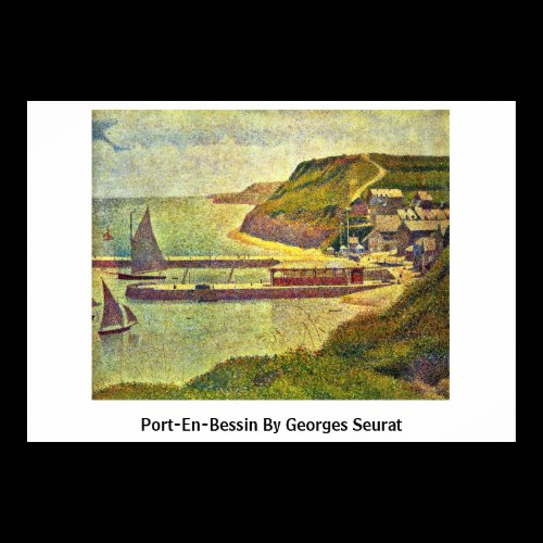 Port-En-Bessin By Georges Seurat Print