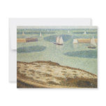 Port-en-Bessin, Entrance to the Harbor by Seurat Personalized Announcements
