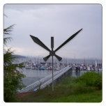 Port Hadlock Square Wallclocks