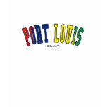 Port Louis in Mauritius national flag colors Tshirt