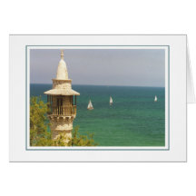 Port of Jaffa, Israel Greeting Cards