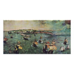 Port Of Naples By Bruegel D. Ä. Pieter Photo Card