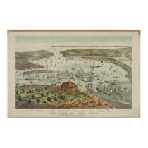 Port of New York - 1892 posters