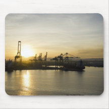 Port of Panama Sunrise Mouse Pad