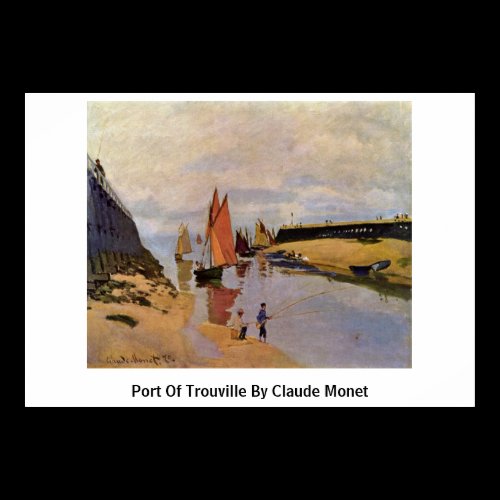 Port Of Trouville By Claude Monet Posters