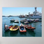 Port of Valparaiso, Chile posters