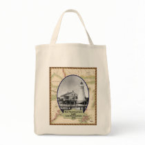 Port Pontchartrain Lighthouse tote bag