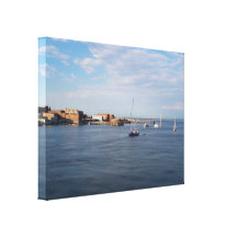 Port Townsend Moorage Canvas Prints