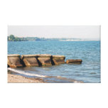 Port Weller Boat Launch Stretched Canvas Print