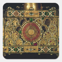 Portable altar of St. Andrew Square Stickers