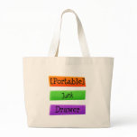 Portable Junk Drawer Tote Bag