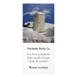 Portable Potty ~ rackcard