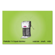 Portable TV Repair Service Signs
