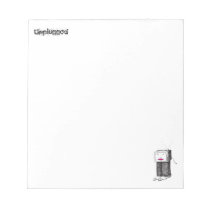 Portable TV Unplugged 5.5"x6" Memo Pad