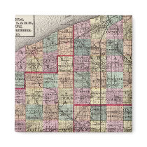 Portage and Trumbull Counties Fridge Magnet