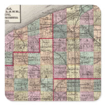 Portage and Trumbull Counties Square Stickers