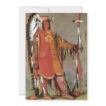 Portait of Indian Chief Mato-Tope by George Catlin Personalized Invites