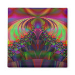 Portal Fractal Refrigerator Magnet