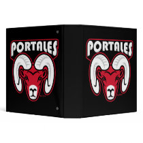 Portales Rams Avery Binder