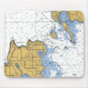 Porte Des Morts, WI Deaths Door, Nautical Mousepad by sailorpatp Porte Des Morts, WI Deaths Door, Nautical Mousepad