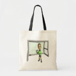 Portero de sexo femenino del fútbol bolsa