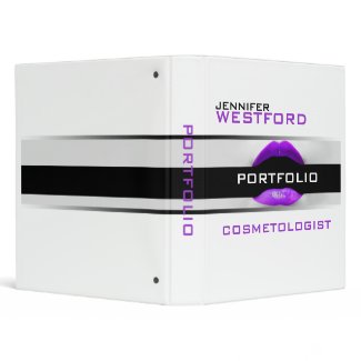 Portfolio Binder For Make-Up Artists binder