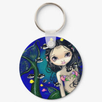 "Porthole Mermaid" Keychain by strangeling "Porthole Mermaid" Keychain