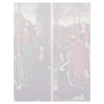 Portinari-Altar Left Wing: The St. Anthony With To Letterhead Design