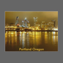 Portland at Night postcards