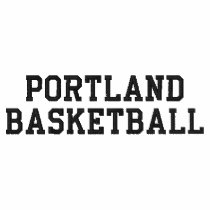PORTLAND BASKETBALL embroidered shirts