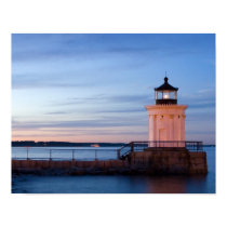 Portland Breakwater Light (Bug Light) 11x14 Print by lighthousefans Portland Breakwater Light (Bug Light) 11x14 Print