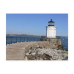 Portland Breakwater Lighthouse_New England Postcard