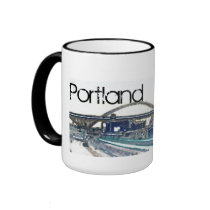 Portland Bridgescape Mug - Customized by portlandneighborhood Portland Bridgescape Mug - Customized