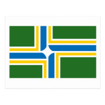 Portland Flag Postcard