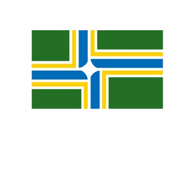 Portland Flag T-shirt by FlagTshirts
