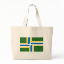 Portland Flag Tote Bag by FlagTshirts Portland Flag Tote Bag