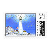 Portland Head Light Maine by Brigid O'Neill Hovey postage