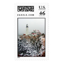 Portland Head Light Maine postage by JChidester Portland Head Light Maine postage