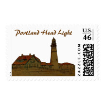 Portland Head Light Stamp