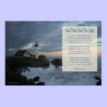 Portland Head Lighthouse/ And then I saw the light posters