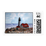 portland head lighthouse, Maine postage stamps