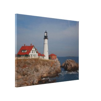 Portland Head Lighthouse Stretched Canvas Prints