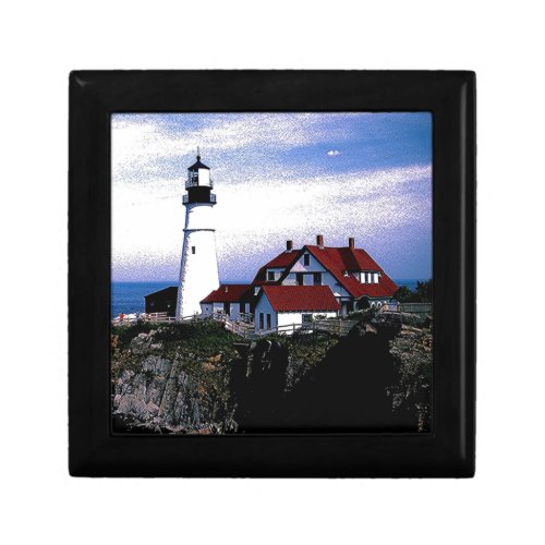 Portland Head Lighthouse Trinket Box