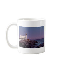 Portland Headlight at Christmas Time mugs